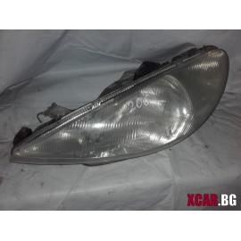 Фар ляв със счупена щипка PEUGEOT 206 3-вр.1.1i 60 к.с. 1999г.с климатик